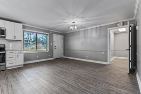 Tallahassee apartment for rent - Kitchen And Living Area at The Sanctuary, Florida
