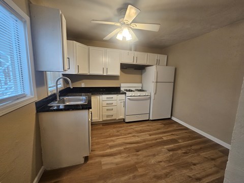 Floor plan for 1 bed, 1 bath, 550 sqft
