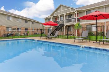Shimmering swimming pool