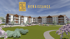 Stonewall apartment for rent - Exterior with logo