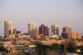 Phoenix apartment for rent - the skyline of the city