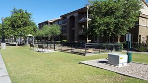 Phoenix apartment for rent - Rehoboth Place apartments in Phoenix, AZ courtyard and community garden