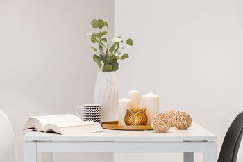 White desk
