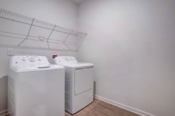 Washer and dryer included
