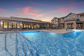 Resort-style saltwater pool