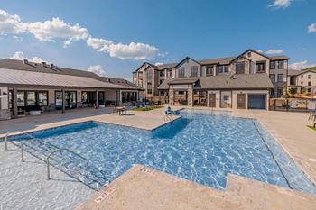 Resort-style saltwater pool