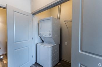 Our apartments have a laundry room with a washer and dryer
