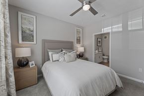 San Antonio apartment for rent - Bedroom with a Ceiling Fan at Citadel at Westpointe Apartments, San Antonio