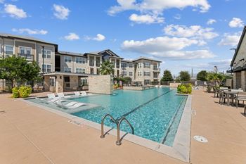 Front pool view