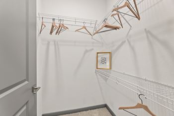 Spacious, walk-in closets