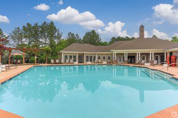 Lounge swimming pool with cabana