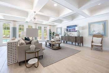 Ample sitting space in clubhouse