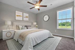 Clarksville apartment for rent - Bedroom with ceiling fan at Arrowood Farms, Clarksville, TN