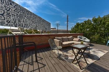 Rooftop deck