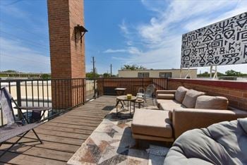 Rooftop deck