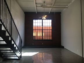 Dallas apartment for rent - A room with a staircase and a window.