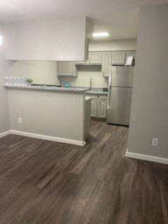 Faux wood flooring