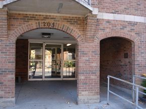 Kingston apartment for rent - A brick building with the number 205 on it.
