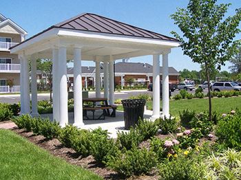 Grilling station with gazebo