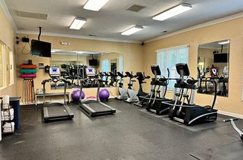 24-Hour fitness center with brand new equipment