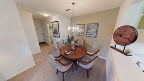 Yorktown apartment for rent - Dining room next to entryway and front door