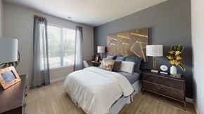 Raleigh apartment for rent - Bedroom with window; carpet