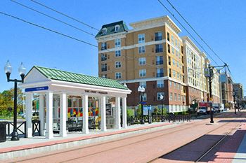 The tide light rail station