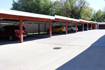 Carports and storage lockers available