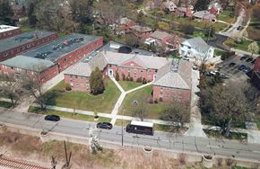 Shaker Heights apartment for rent - Van Aken Villas Aerial