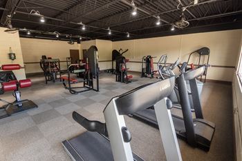 Modern fitness center