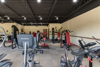 High-tech fitness center