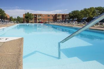 Blue cool pool