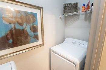 Washer dryer in unit