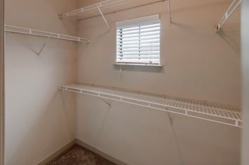 Spacious closet