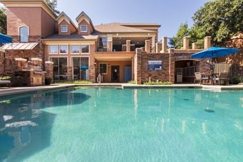 Glimmering pool
