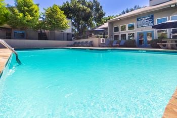 Sparkling swimming pool