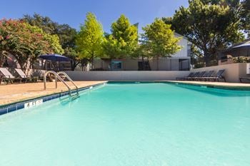 Sparkling swimming pool