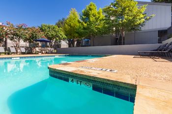 Sparkling swimming pool