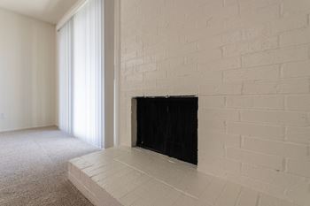 Fireplace area