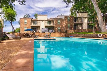 Sparkling swimming pool