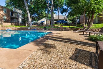 Sparkling swimming pool