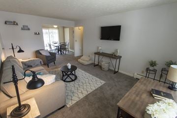 Mt. Healthy apartment for rent - a living room with a couch and a tv