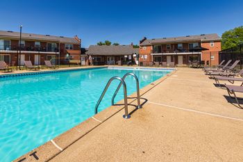 Sparkling swimming pool