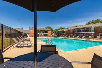 Sparkling swimming pool