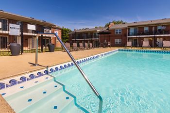 Sparkling swimming pool