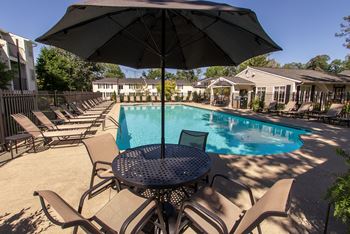 Sparkling swimming pool