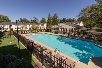 Sparkling swimming pool