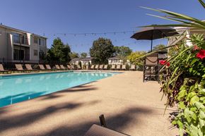 Cincinnati apartment for rent - This is a picture of the pool area at Deer Hill Apartments in Cincinnati, Ohio.