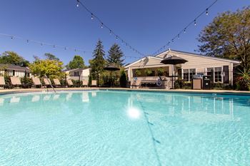 Sparkling swimming pool