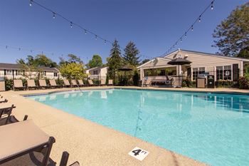 Sparkling swimming pool
